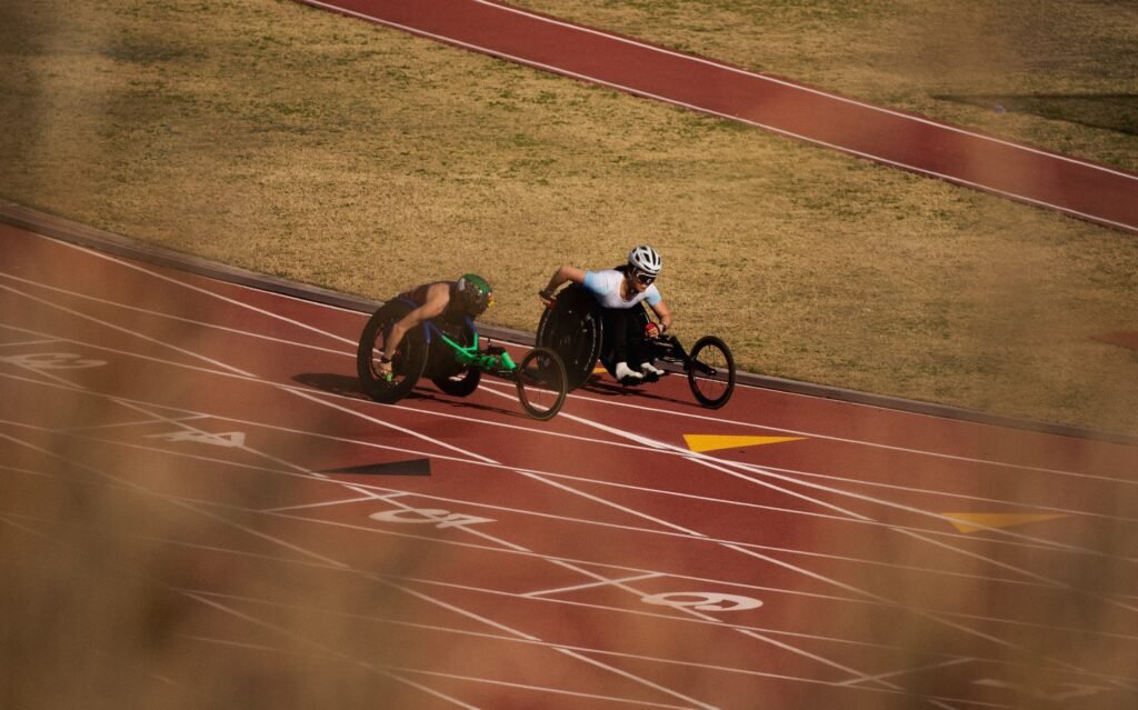 Track Running & Wheelchair Pushing