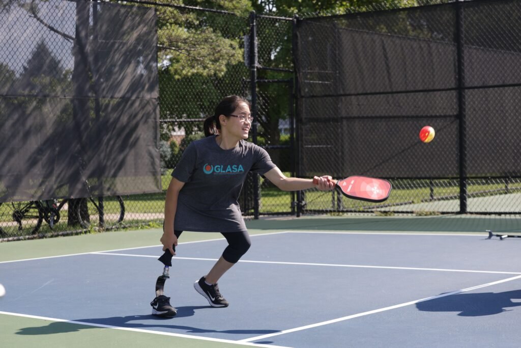 Emma Jundt Playing Pickleball – Project Awaken